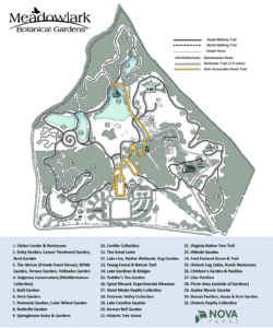 Meadowlark Botanical Gardens map