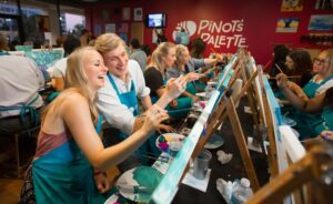 Sip and Paint at Pinot's Palette