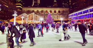 outdoor ice skating rinks